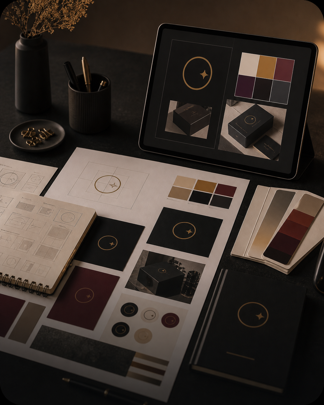 Brand identity design presentation